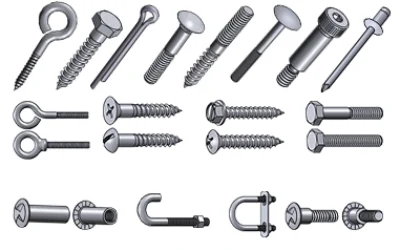 انواع پیچ و مهره نری و مادگی